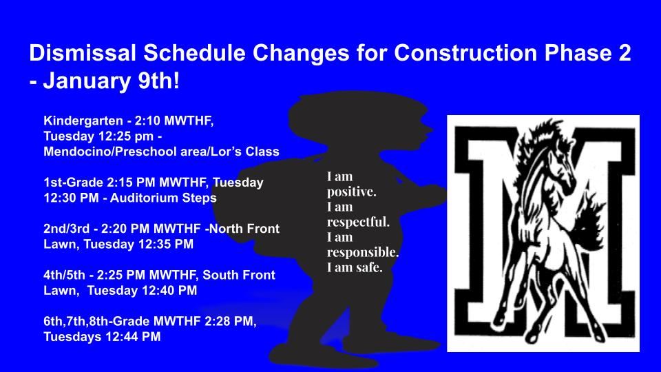 Dismissal Changes to Support a Safe Dismissal for Kindergarten and First Grades